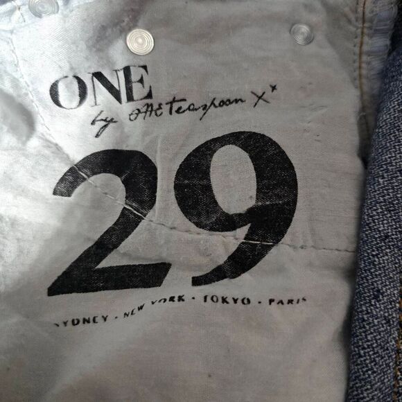 One by One Teaspoon Trashed Free Birds Rigid Skinny Jeans Extreme Distressed - Picture 8 of 8